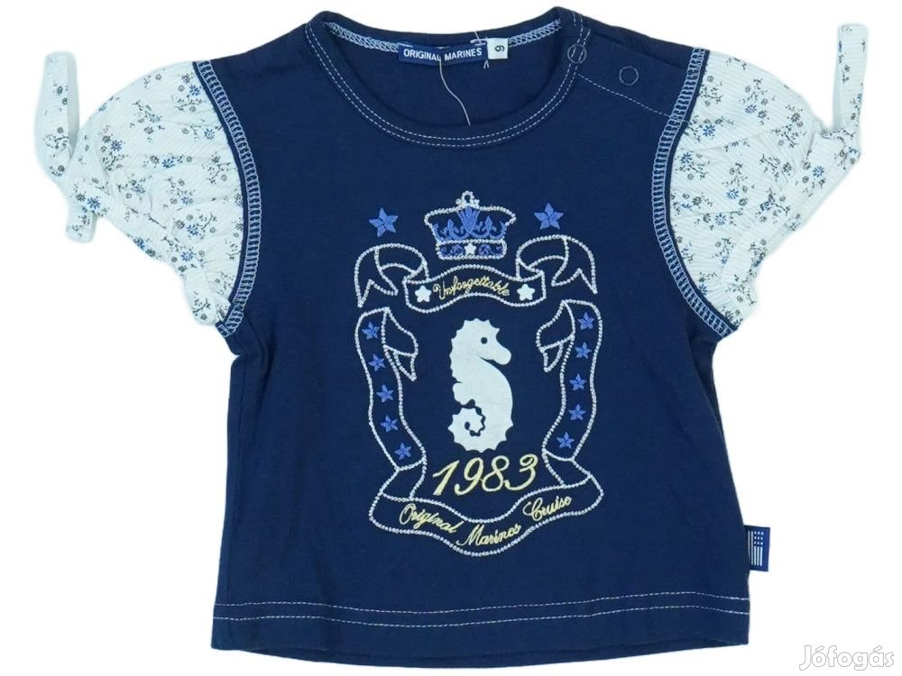 Original Marines Új (címkés) Lány Póló (Méret: 74)