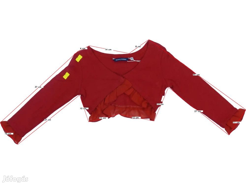Original Marines Új (hibás) Lány Bolero (Méret: 104)