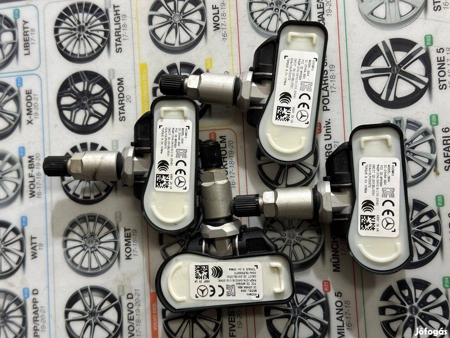 Original Mercedes Tpms - gyári szenzorok - nyomásérzékelők