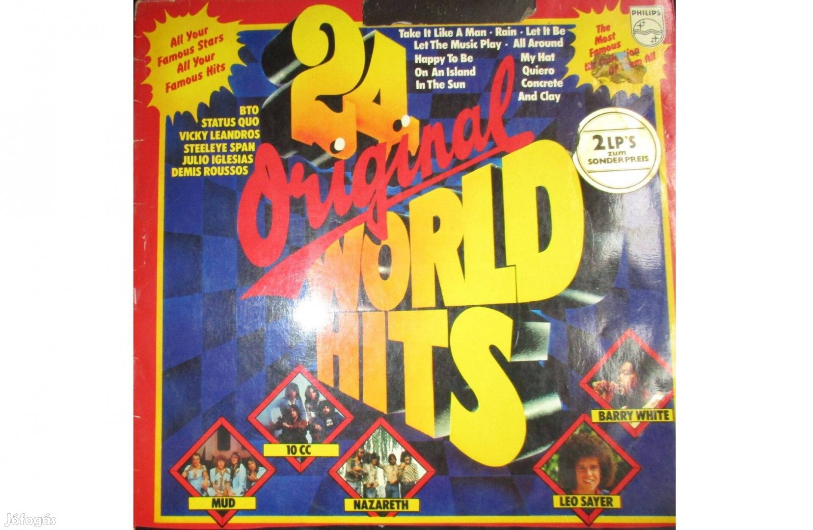 Original World Hits dupla bakelit hanglemez eladó