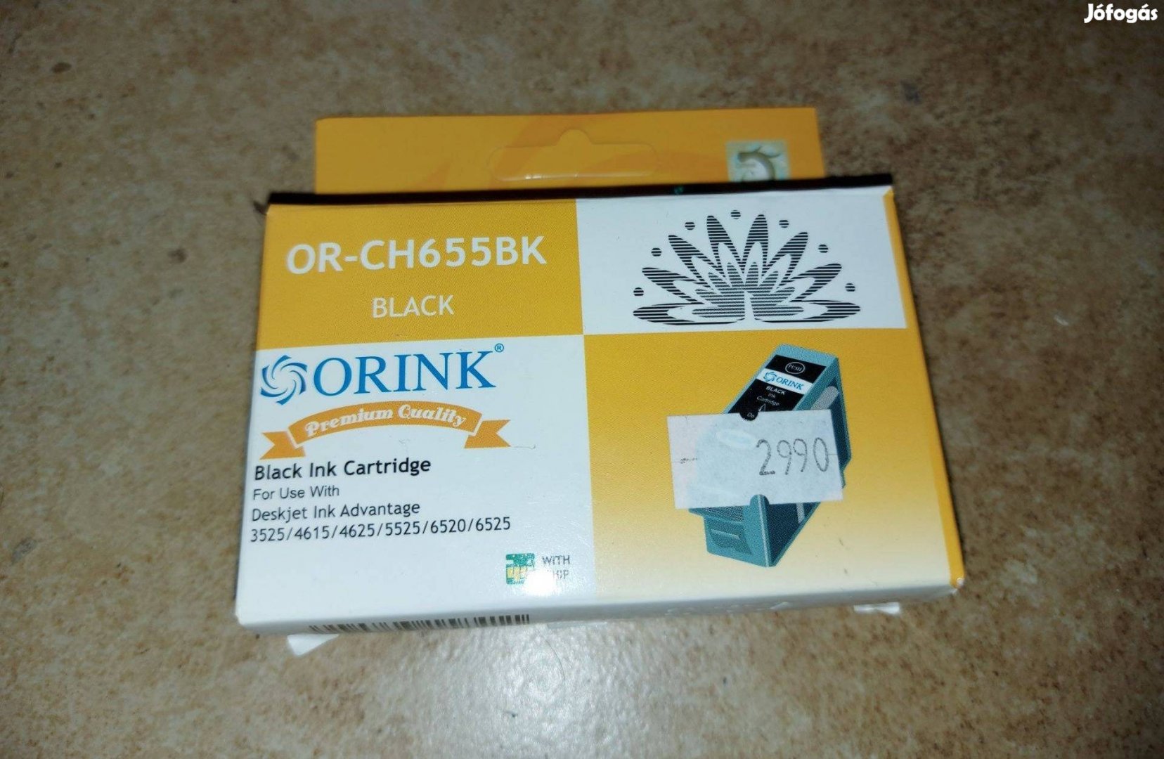 Orink Black ink Cartridge OR-CH655BK 2990Ft Veszprém