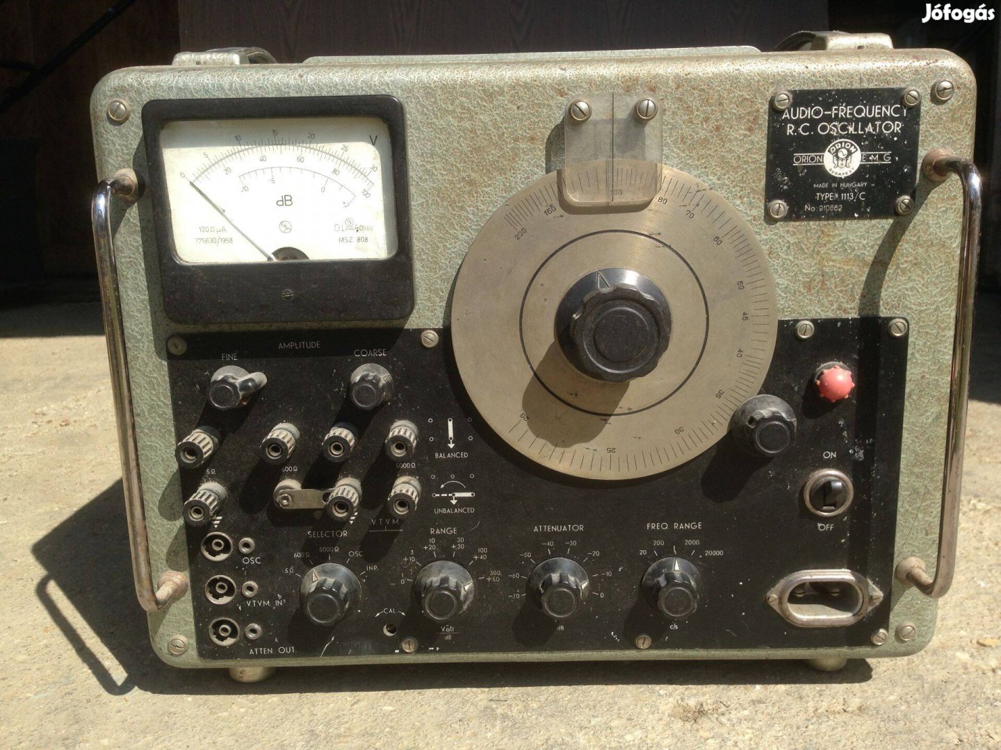 Orion 1113/C csöves hanggenerátor