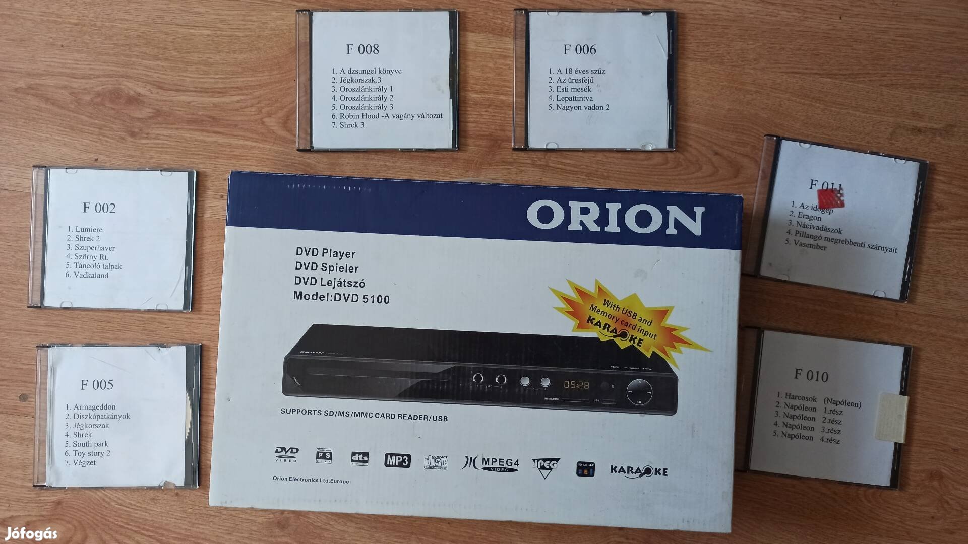 Orion DVD lejátszó 