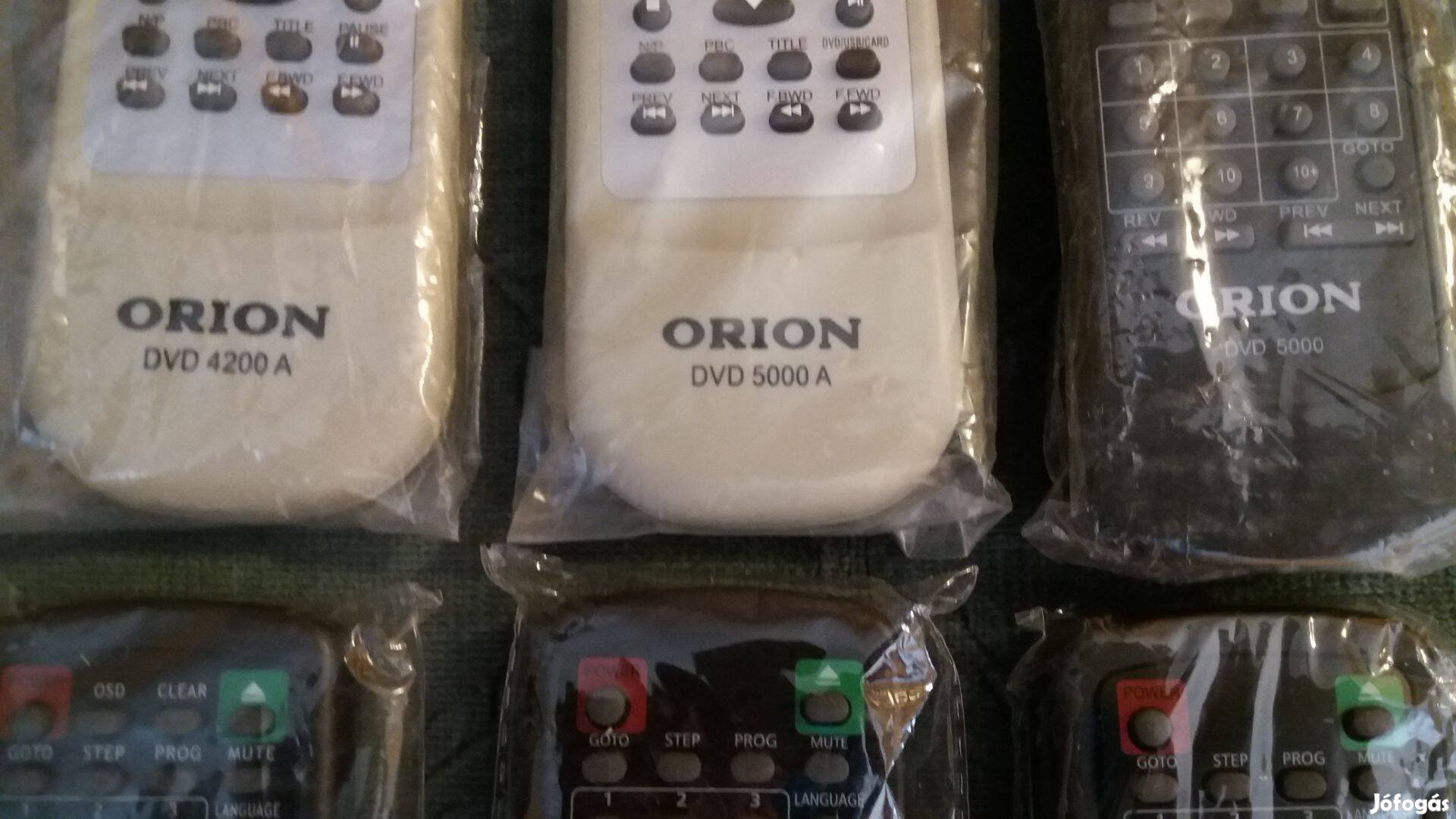 Orion DVD távirányító eredeti ár/db