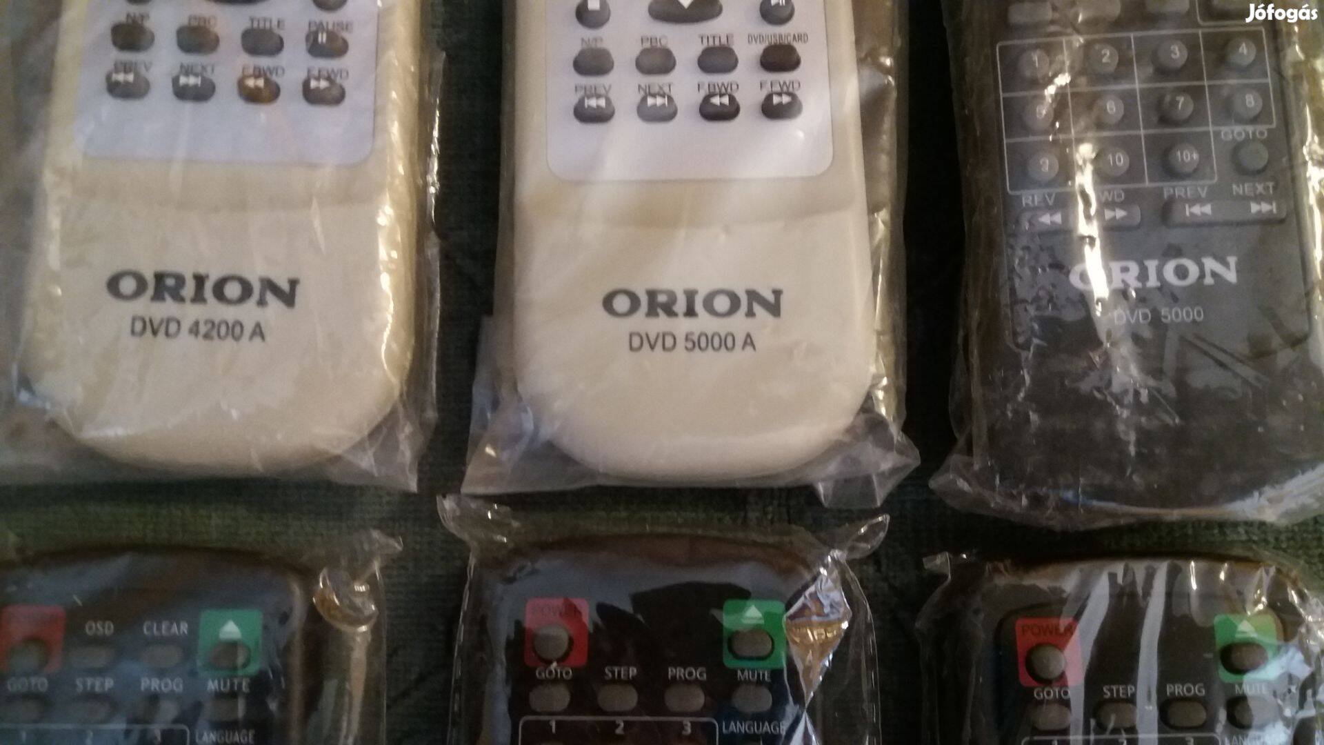 Orion DVD távirányító eredeti ár/db új