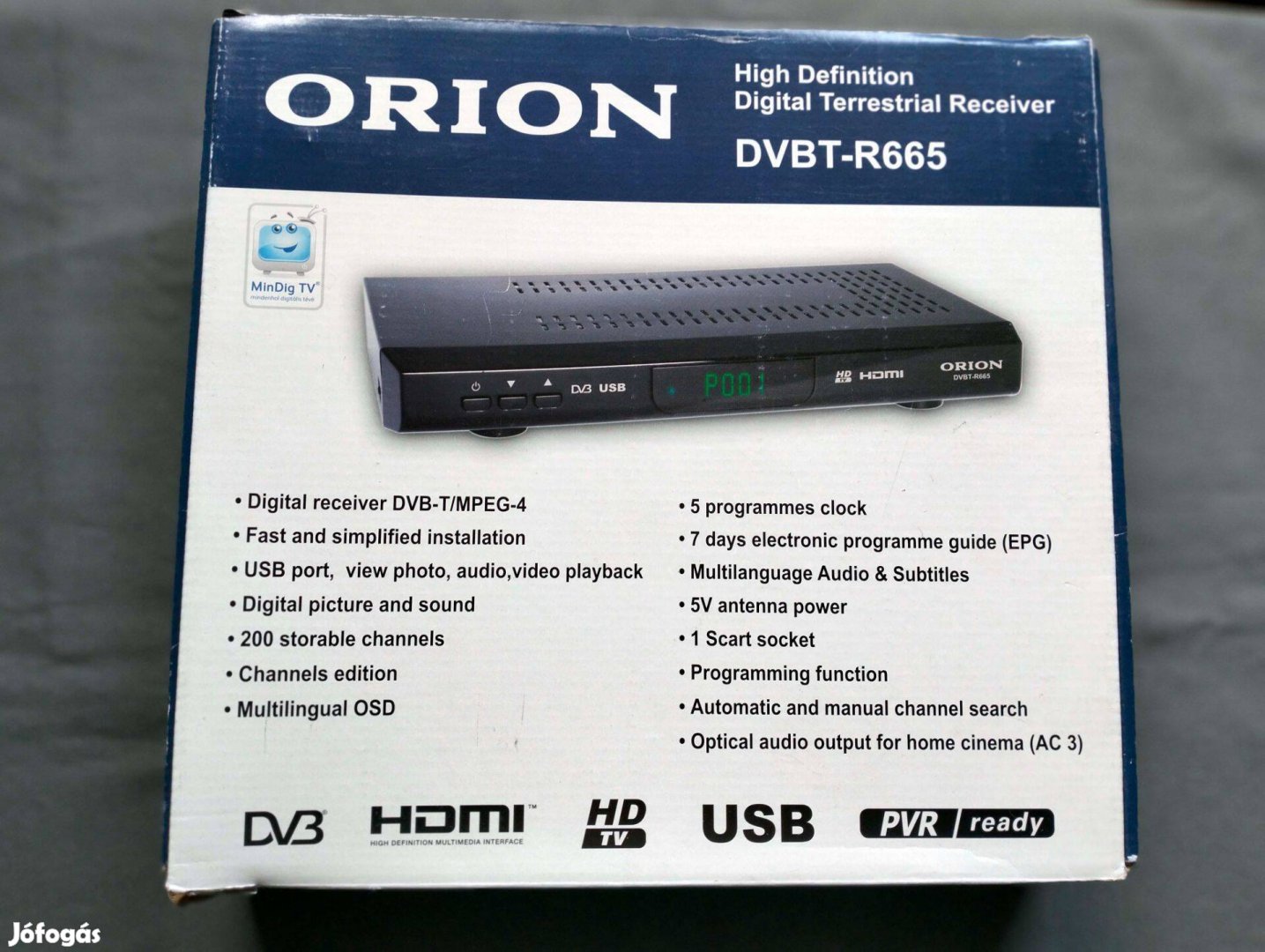Orion Dbvt-R665 dekóder mindigtv vételére
