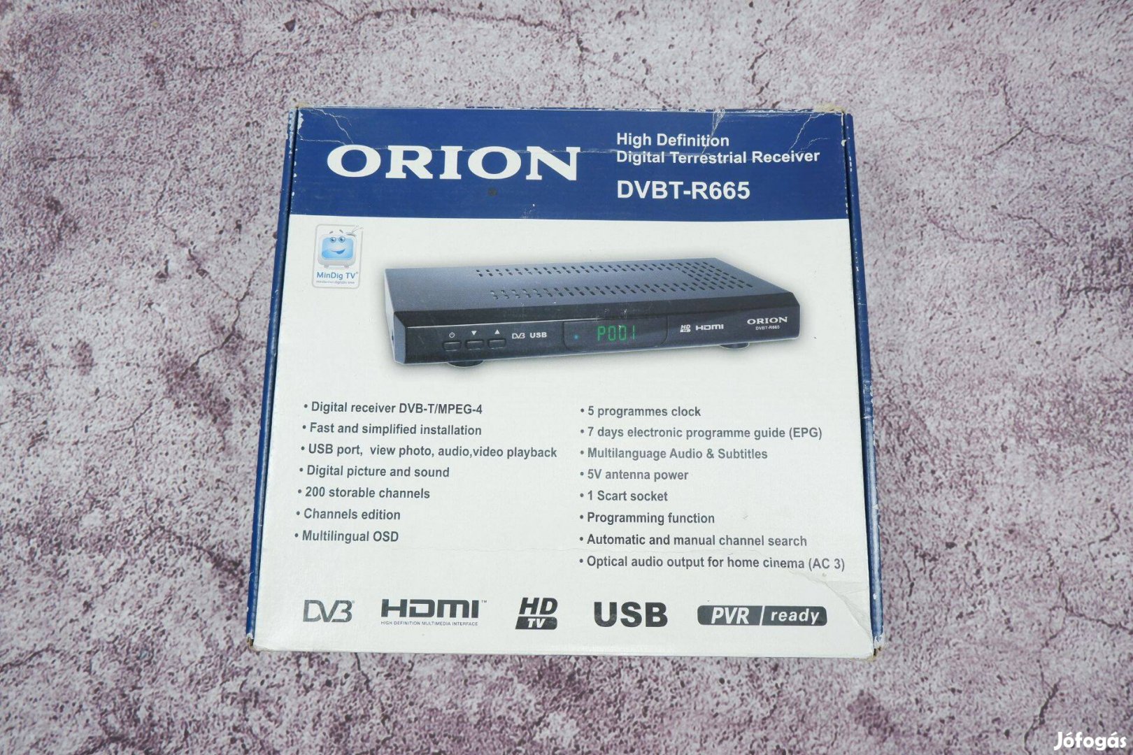 Orion Dvbt-R665 DVB-T digitális vevő set-top box