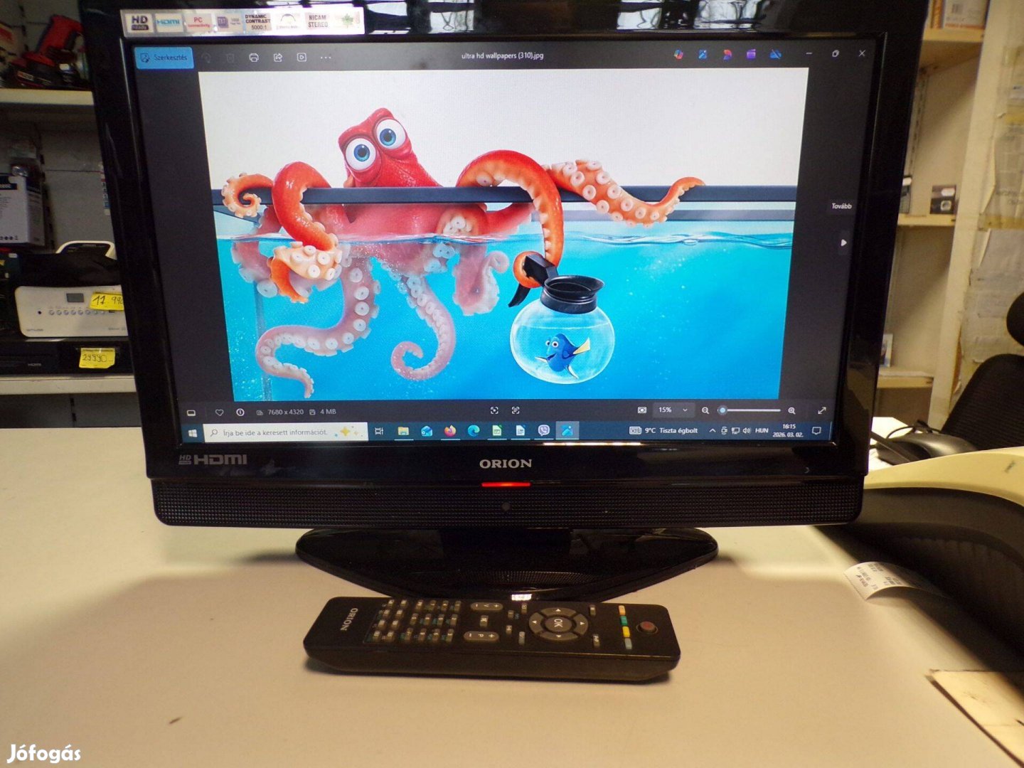 Orion T19S Lcd tv jótállással h