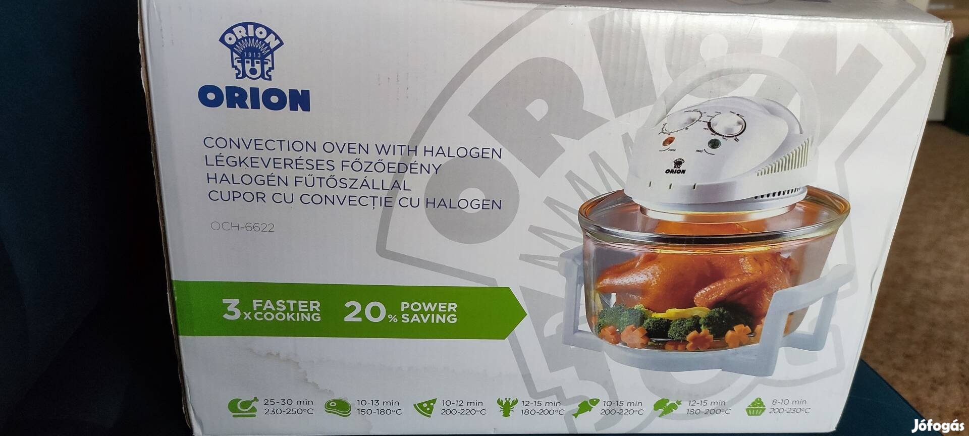 Orion halogén sütő