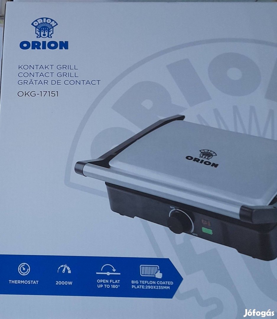 Orion kontakt grill eladó Új