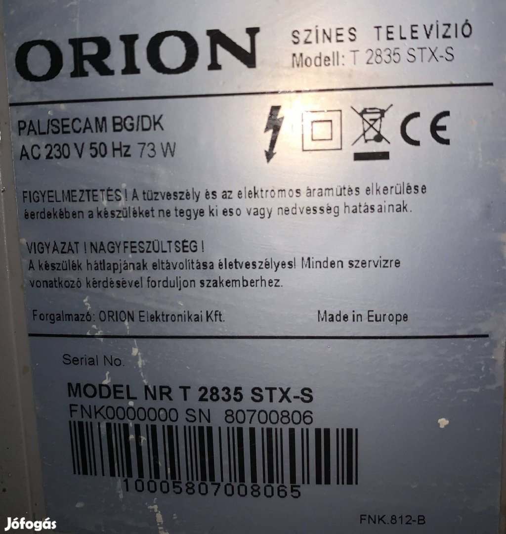 Orion tv........