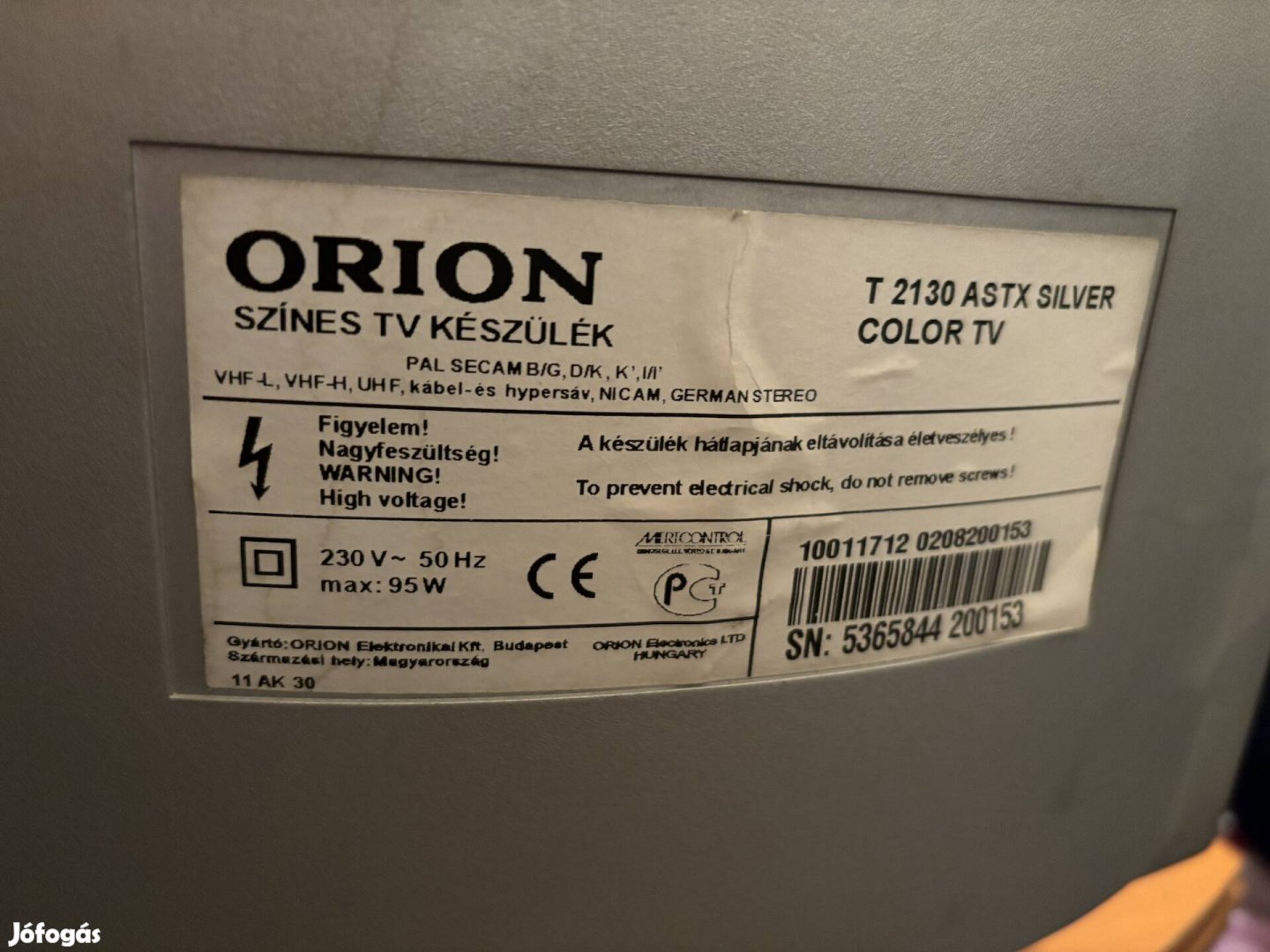 Orion tv régi