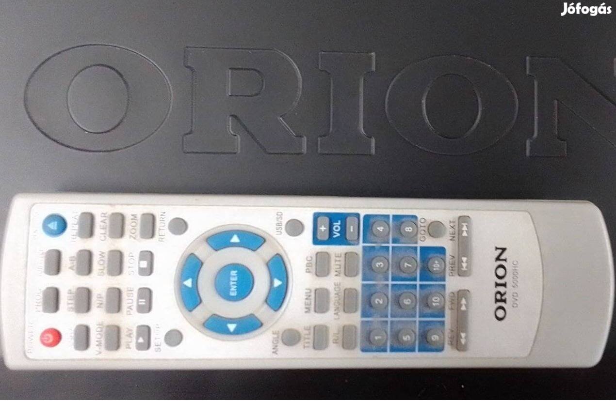 Orion usb-dvd távirányító ajándék kishibás lejátszóval együtt