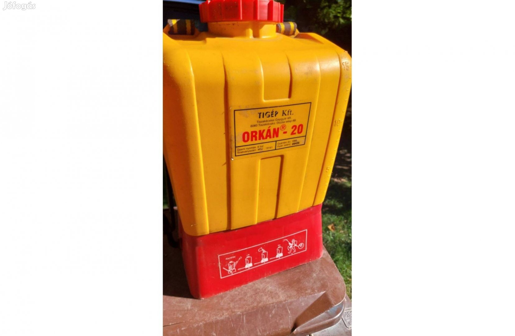 Orkán 20 Permetező Tigép