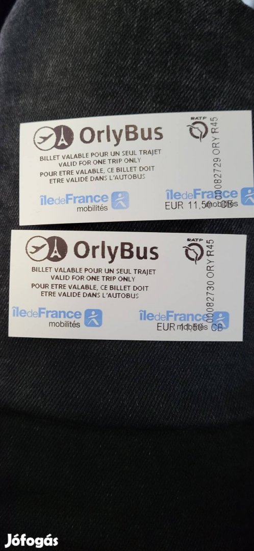 Orly Bus jegy Párizs
