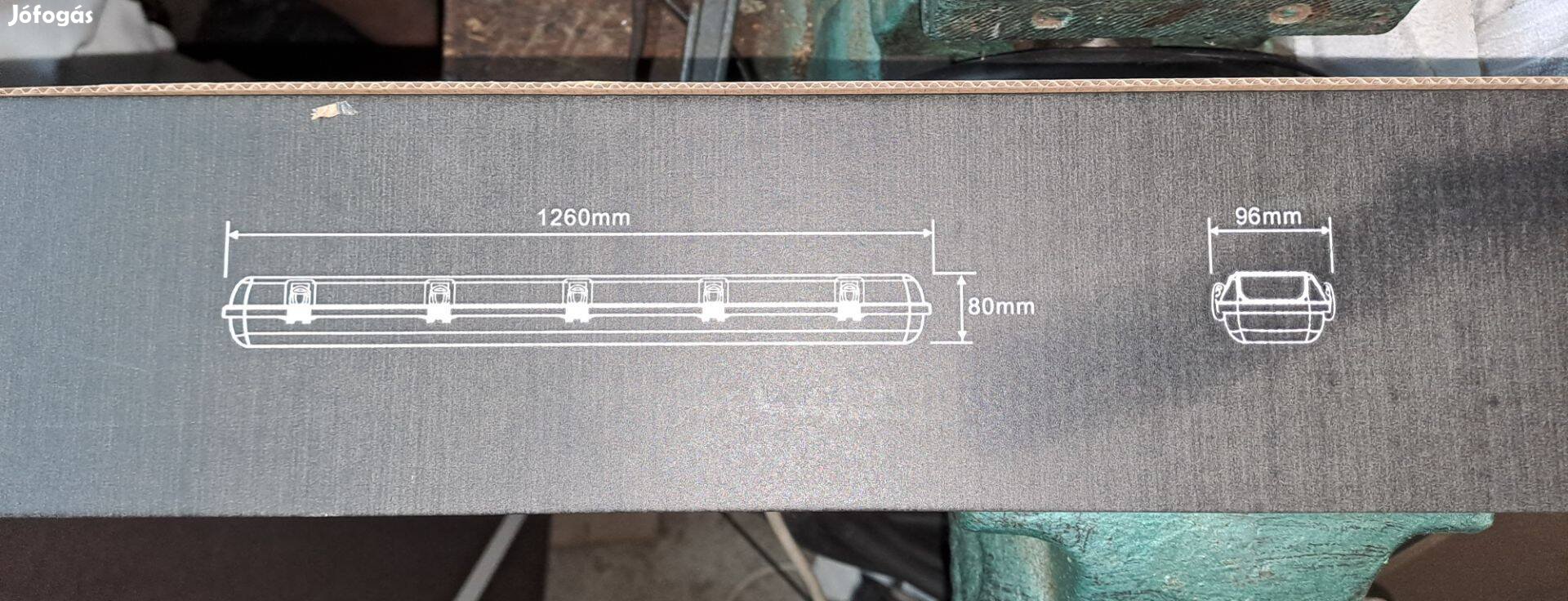 Oro-Atlas-2XT8120-G LED fénycsöves armatúra