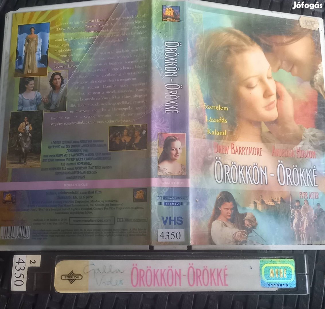 Örökkön- örökké - romantikus vhs - Drew Barrymore