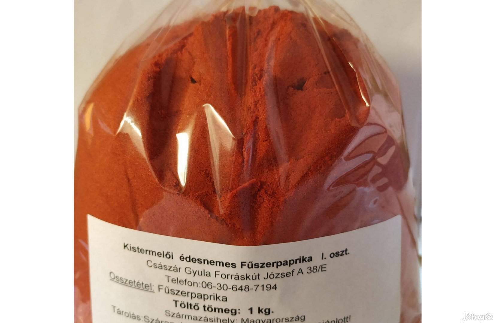 Őrölt paprika. Olvasd a leírást!