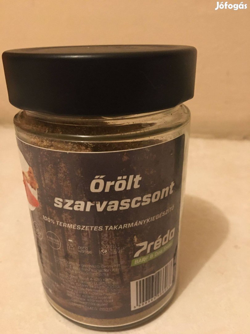 Őrölt szarvascsont kutyáknak