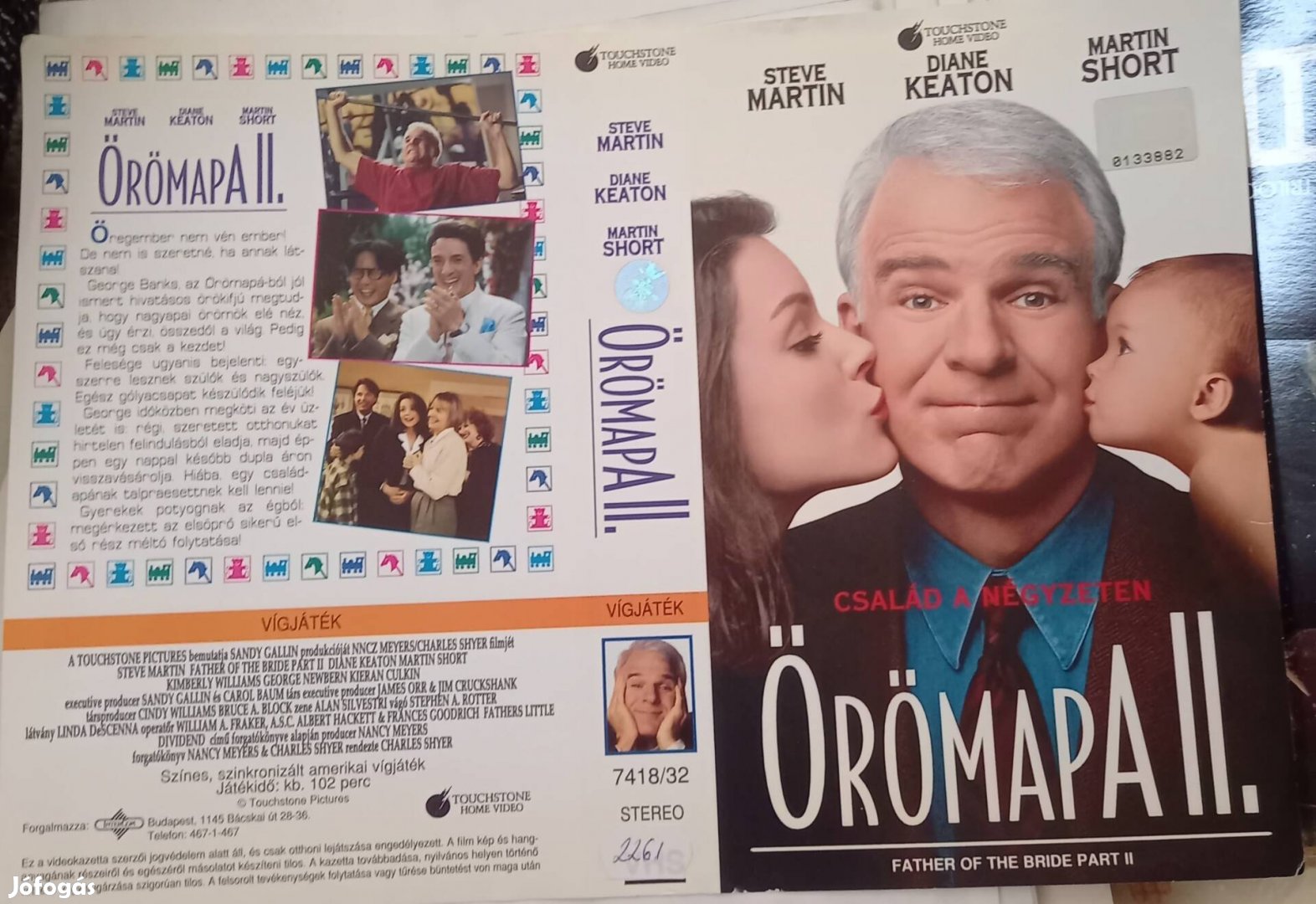 Örömapa 2. - vígjáték vhs - Steve Martin