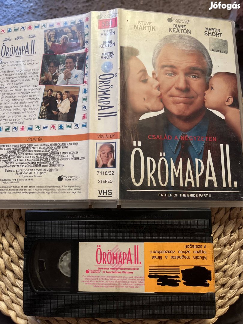 Örömapa 2 vhs kazetta