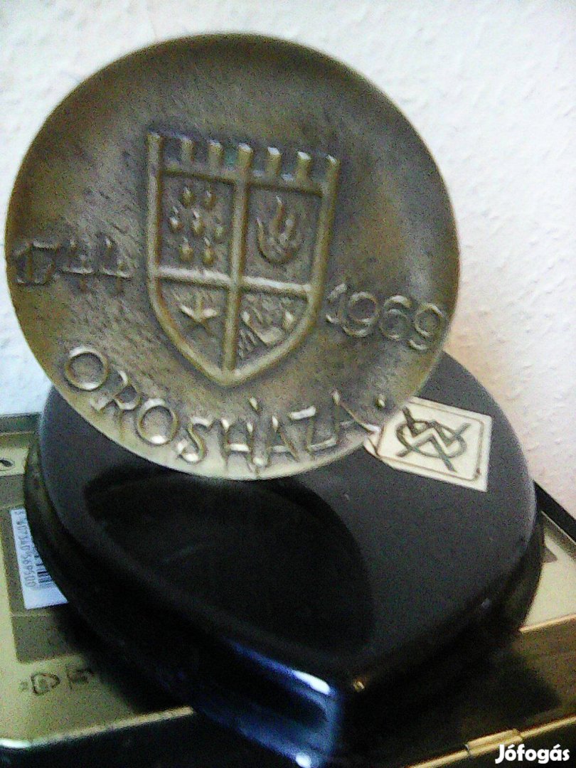 Orosháza 1744. 1969 9 CM bronz maket
