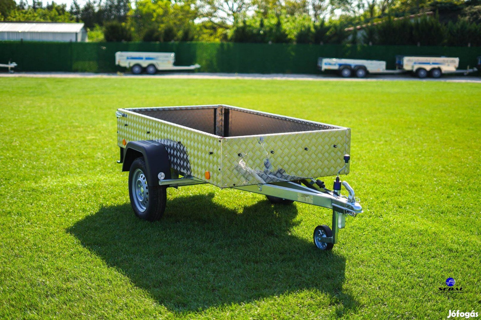 Orosházán akciós új német TPV 2010 alu-oldalfalas utánfutó 379.000 Ft
