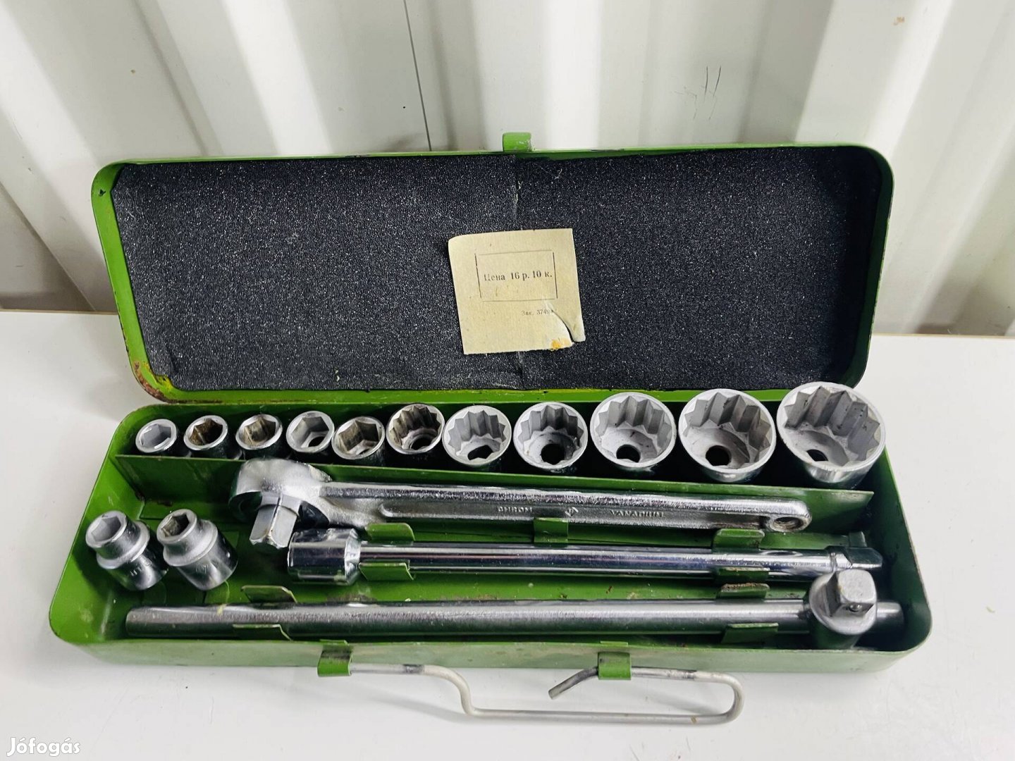 Orosz Crova készlet cccp békebeli Újszerű dugókulcs 12 coll