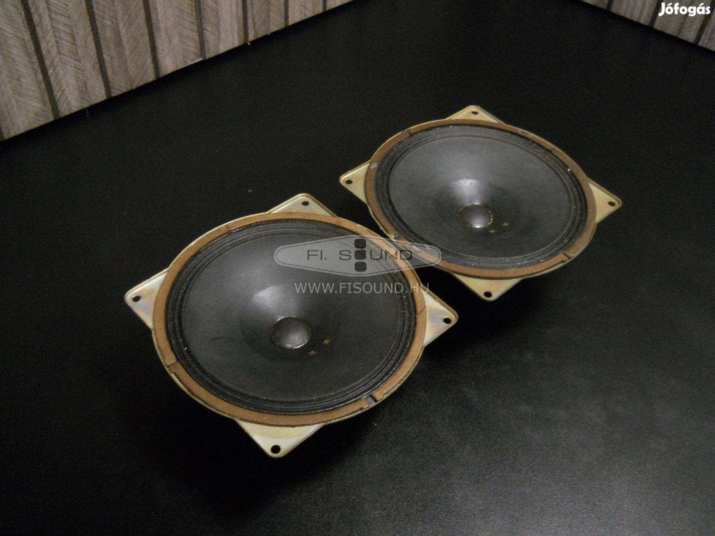Orosz ,8W,4ohm ,szélessávú 20cm-s hangszóró pár