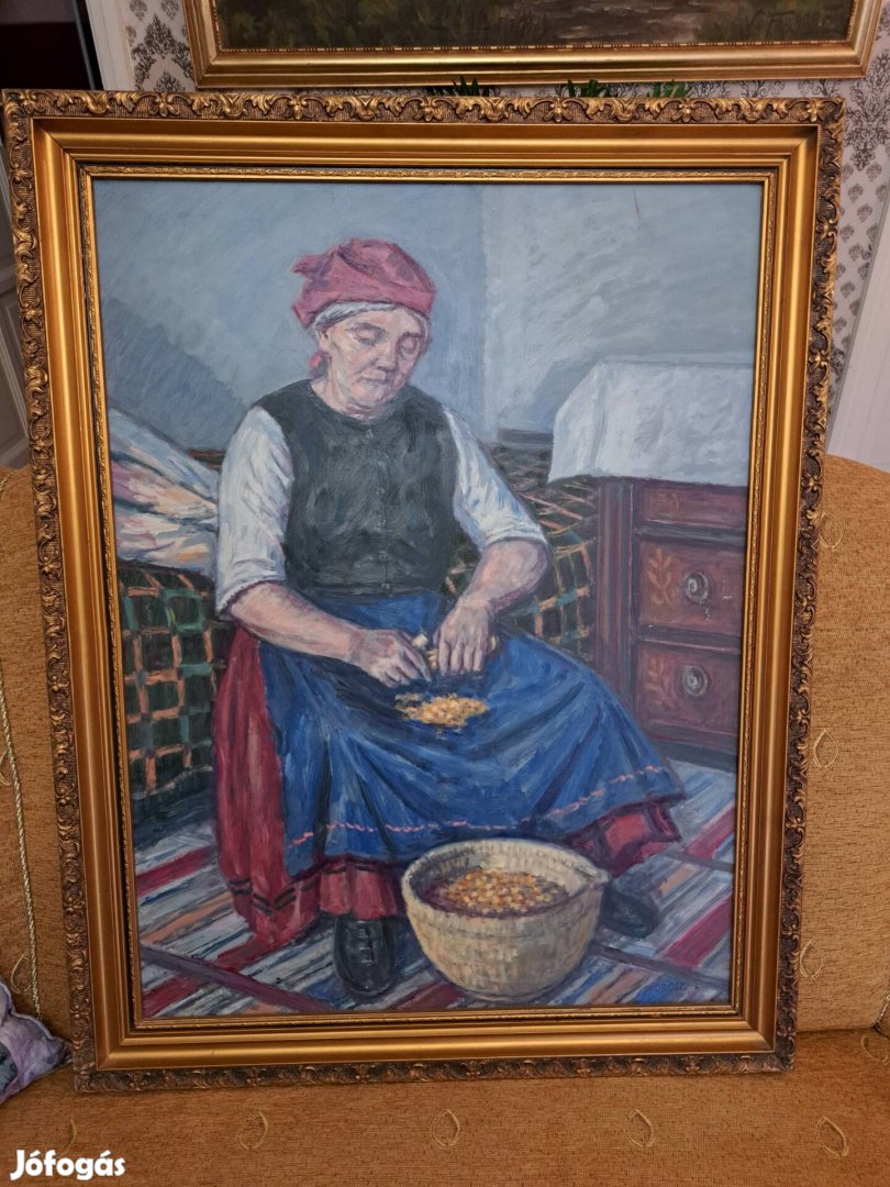 Orosz lászló antik festmény 