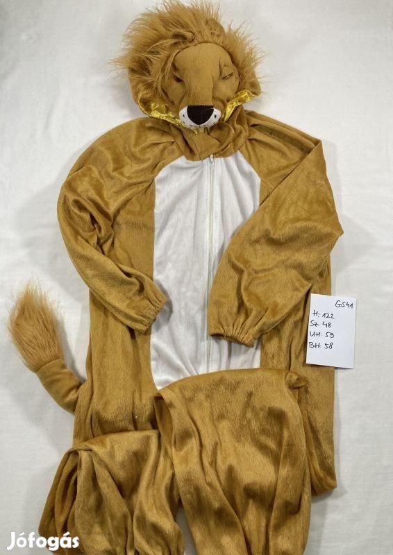 Oroszlán jelmez, állat jelmez G541