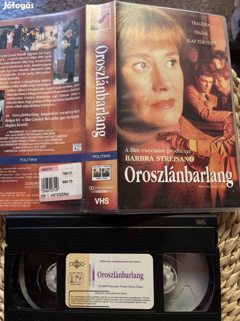 Oroszlánbarlang vhs kazetta