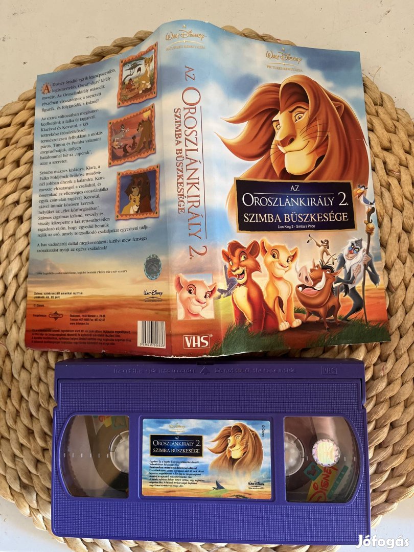 Oroszlánkirály 2 vhs