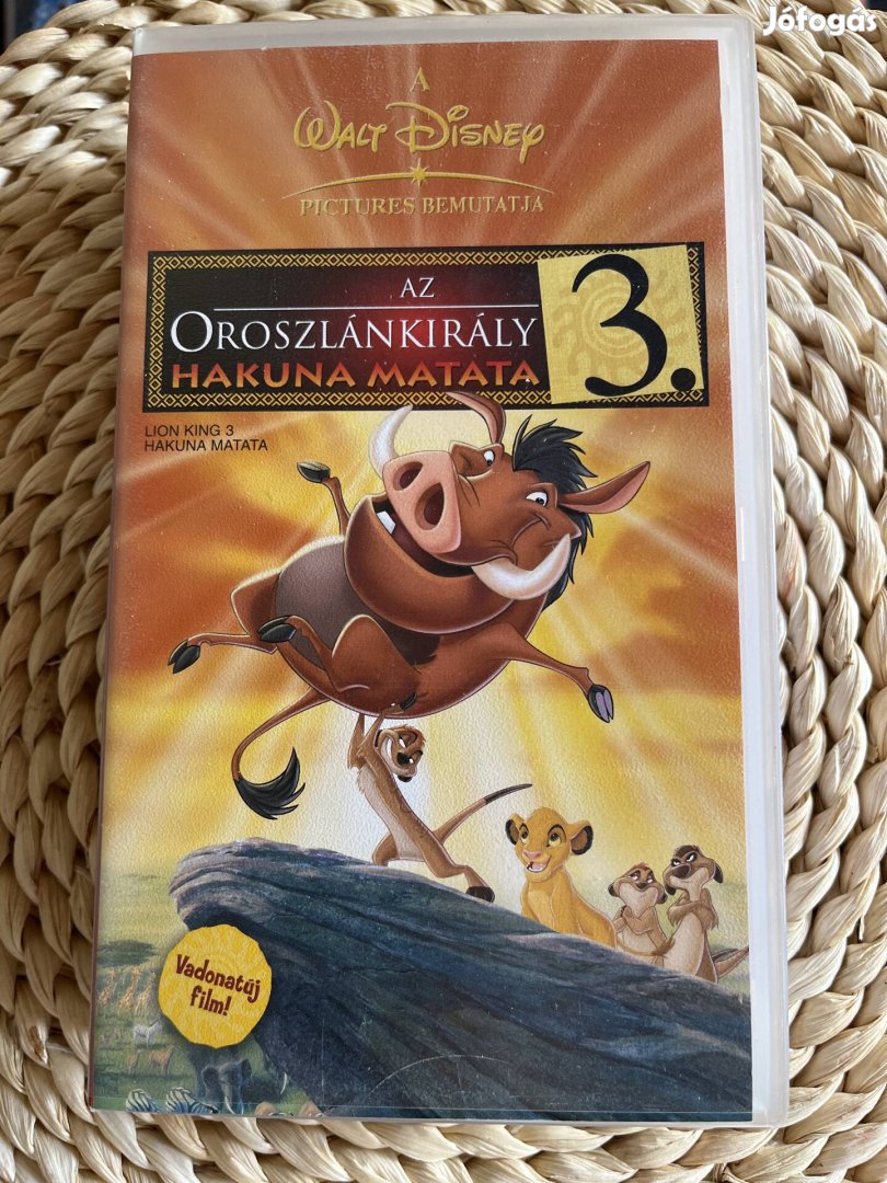 Oroszlánkirály 3 vhs