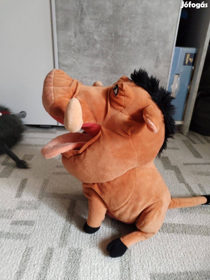 Oroszlánkirály pumba 45cm újszerű erdeti disney