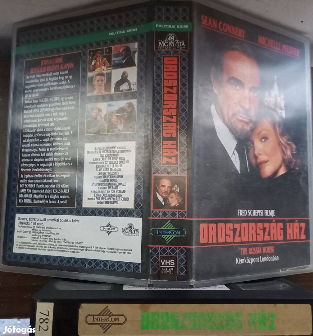 Oroszország ház - krimi vhs - Sean Connery