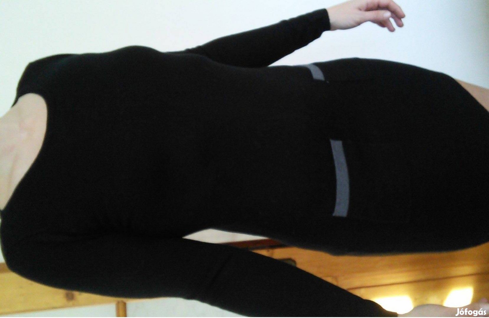 Orsay miniruha tunika hosszúujjú M-es női ruha fekete M