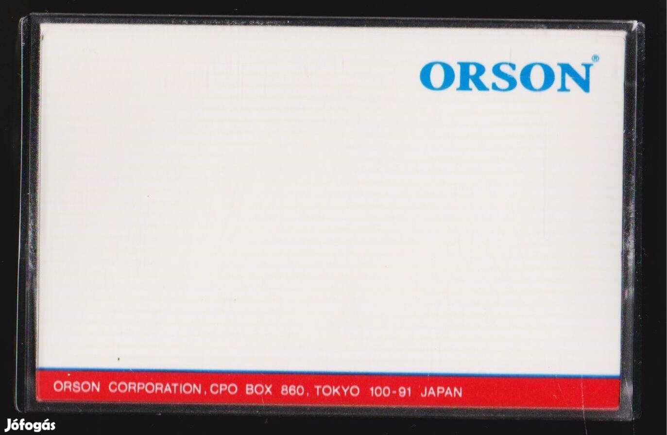 Orson C 60 kazetta Japan