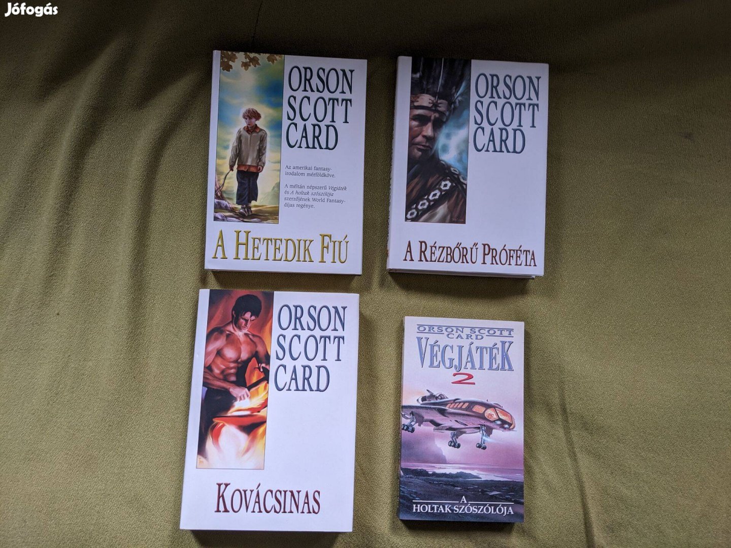 Orson Scott Card könyvek (A hetedik fiú, A rézbőrű próféta, stb.)
