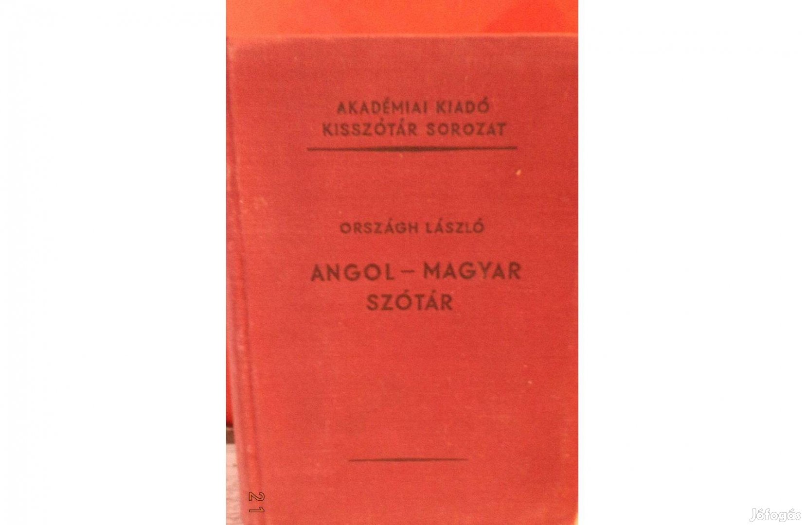 Országh László: Magyar - Angol - Magyar kisszótár