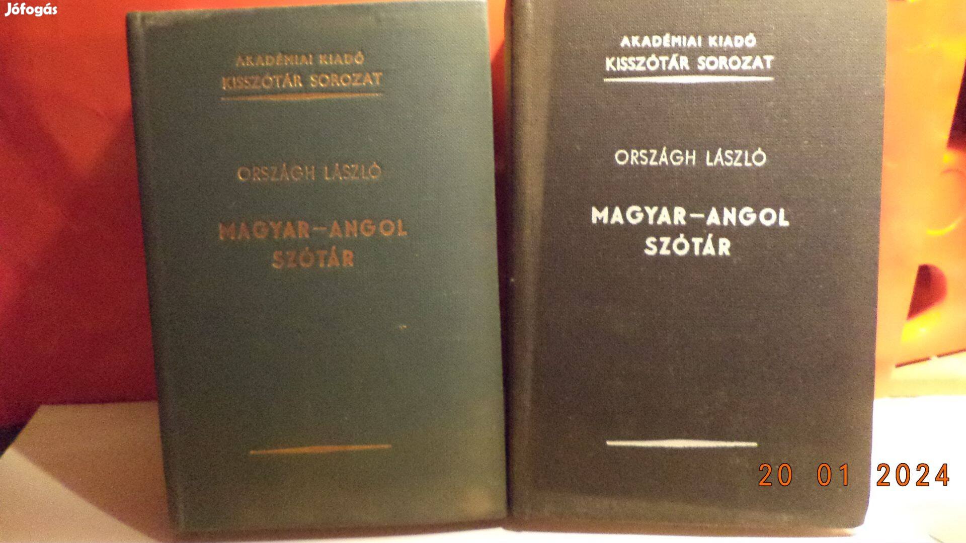 Országh László: Magyar - Angol - Magyar kisszótár pár