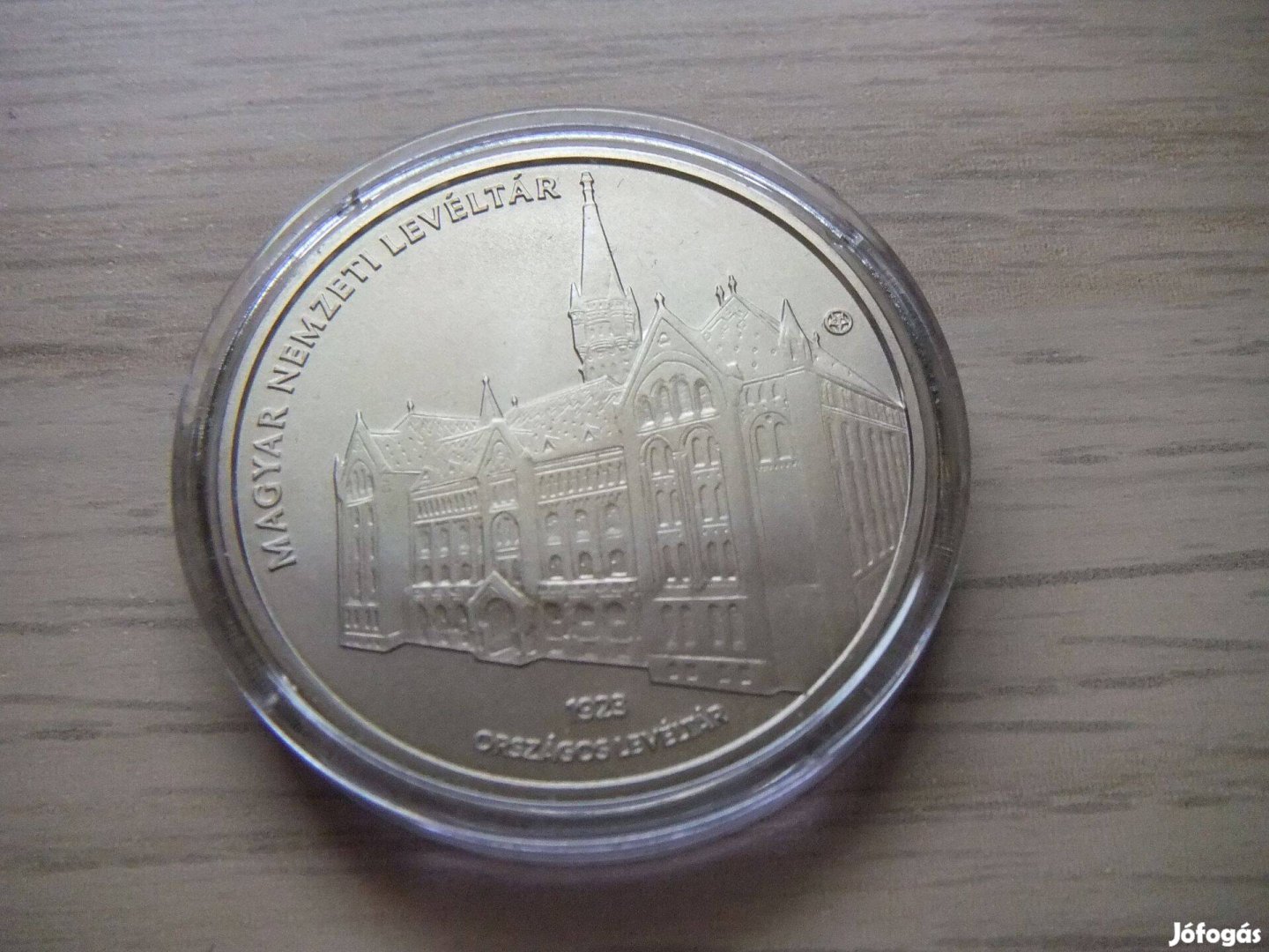 Országos Levéltár 2023 Emlékérem Zárt Kapszulában