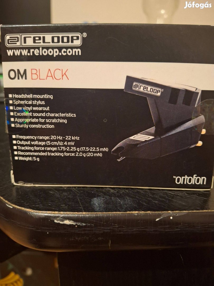 Ortofon-Reloop OM Black hangszedő és shell