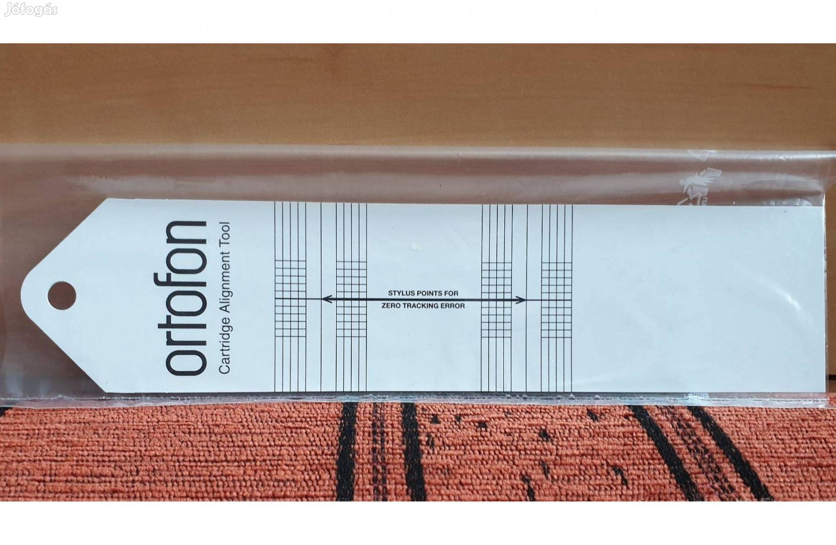 Ortofon lemezjátszó tű hangszedő beállító sablon bakelit
