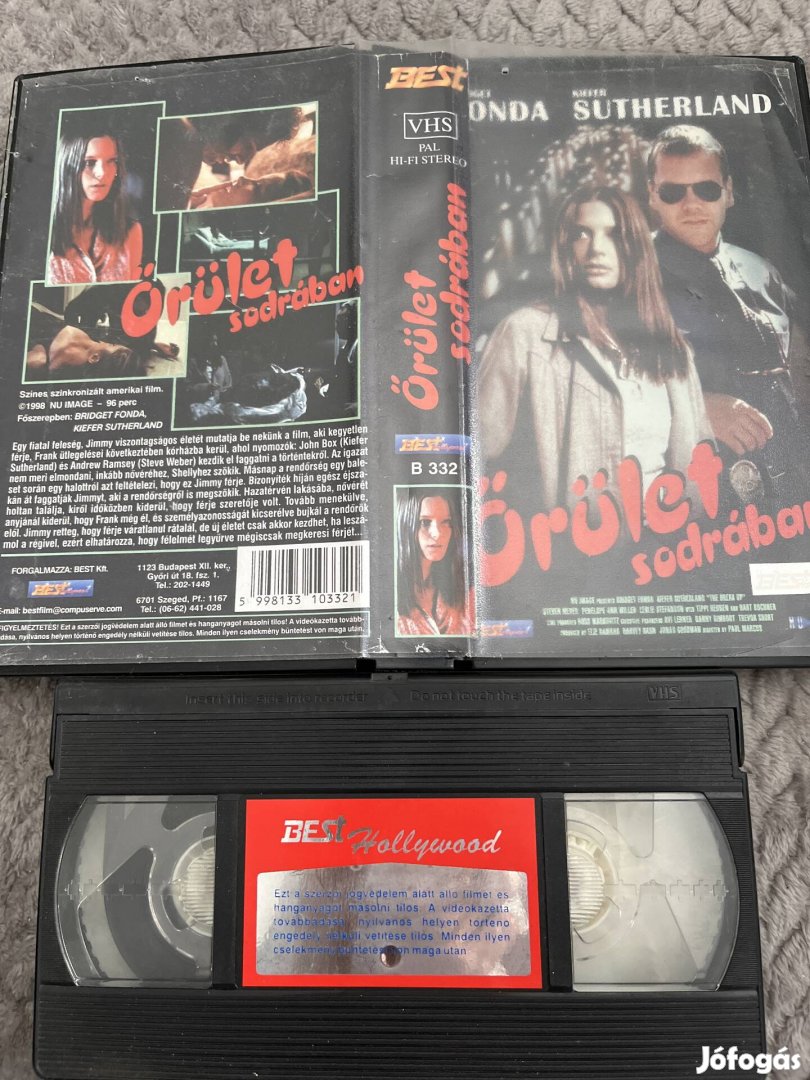 Őrület sodrában vhs kistok akció