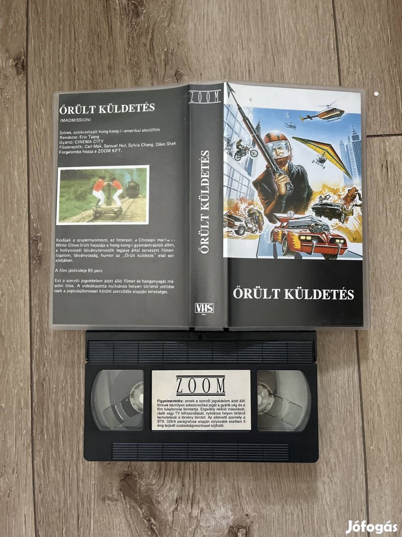 Őrült küldetés vhs 