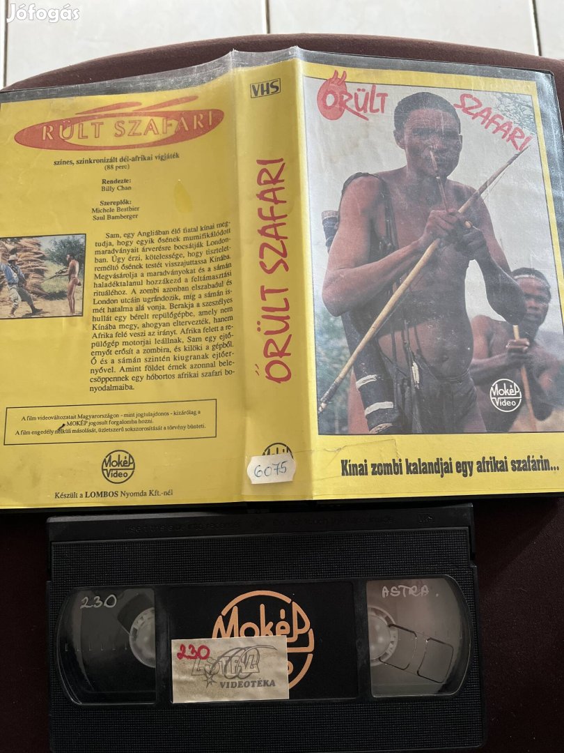 Őrült szafari vhs nagytok mokép vigjaték