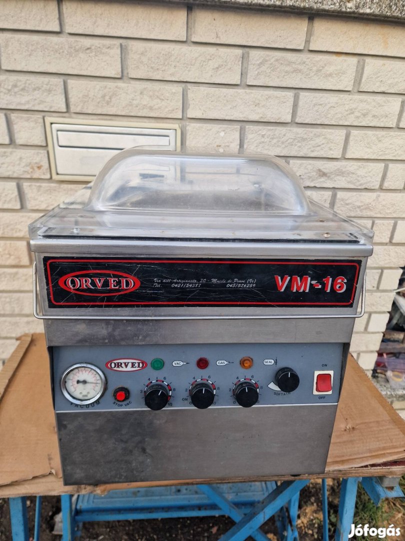 Orved VM-16 ipari vákumozó vákuumcsomagoló gép