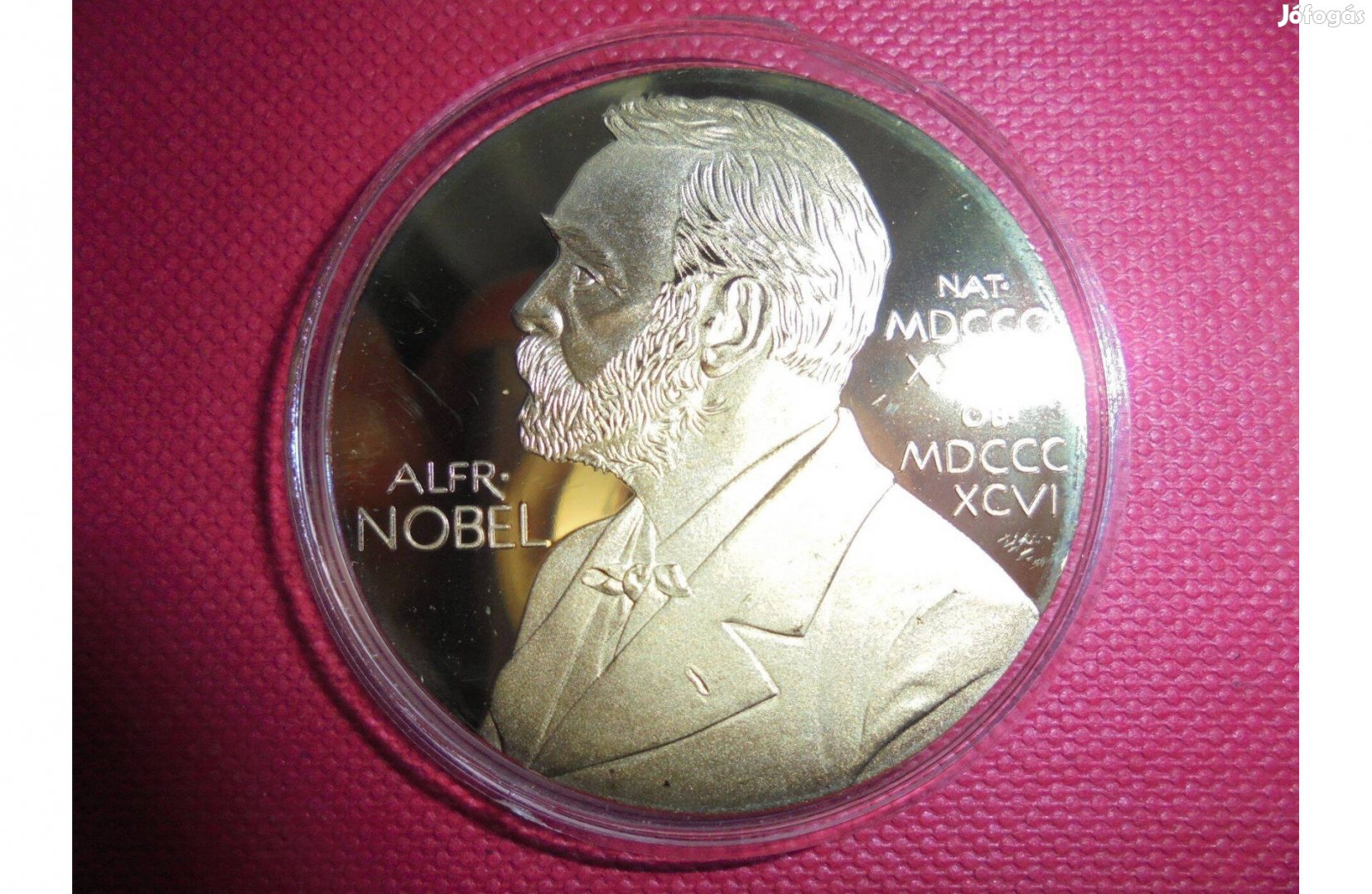 Orvos Tudományi Nobel Dij Plakett /Extrém Ritka Darab/