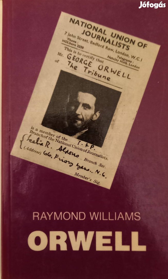 Orwell Raymond Williams Gondolat Kiadó, 1989